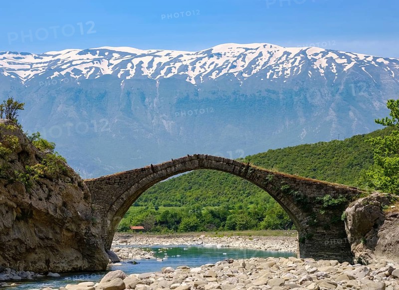 Ottoman stone arch bridge Ura e Kadiut