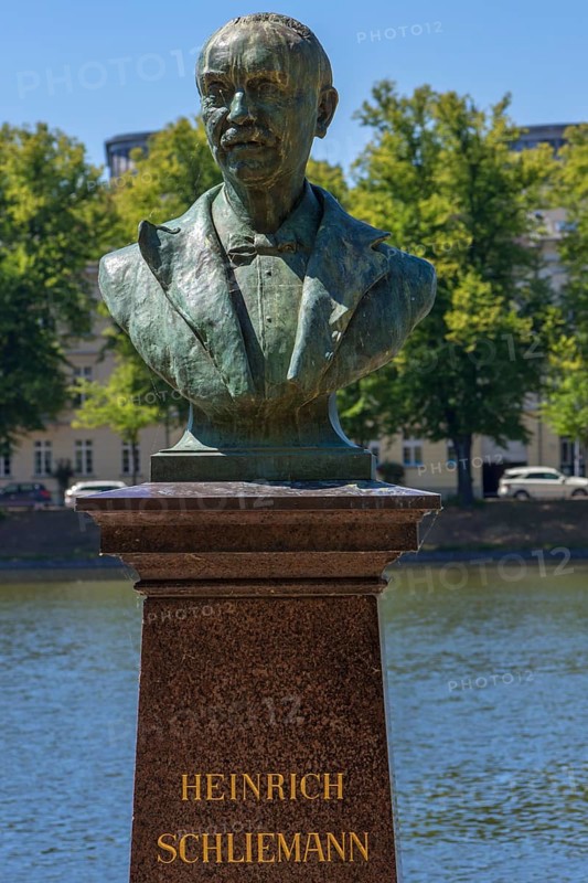 Bust of Heinrich Schliemann