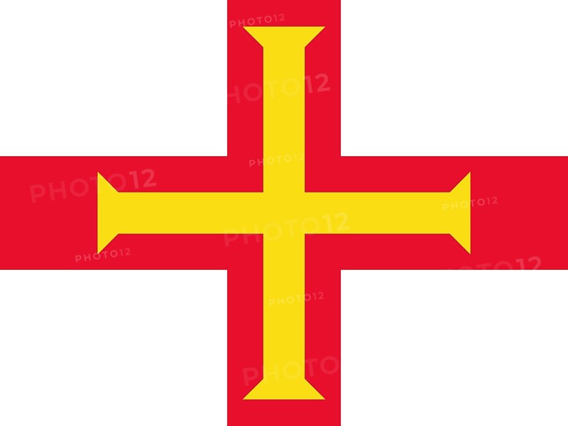 Official national flag of Guernsey