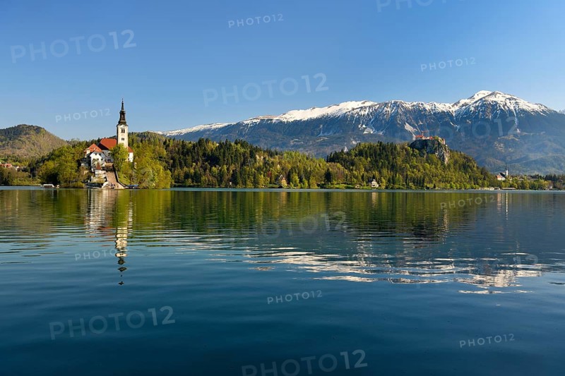 Island Blejski Otok with the St. Mary's Church