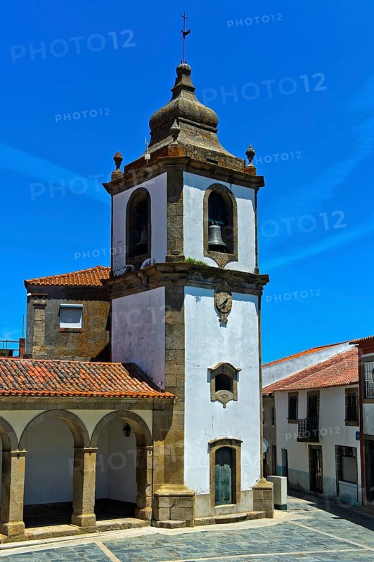 Clock tower on the central square of the Republic