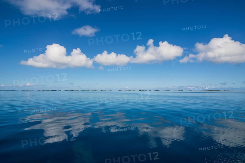 Clouds reflecting in the water