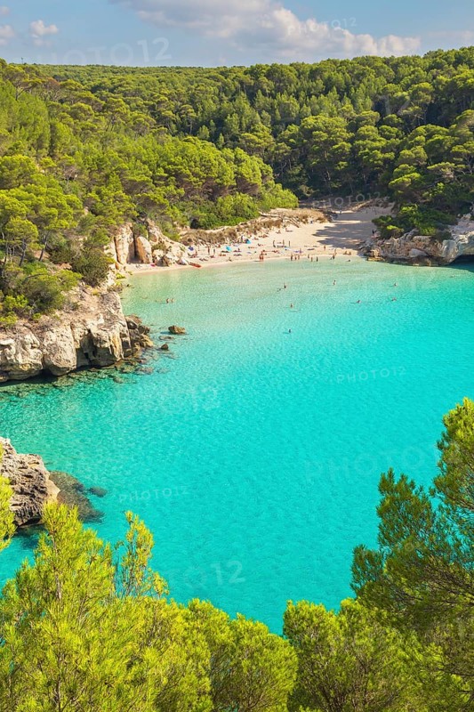 View of Cala Mitjana