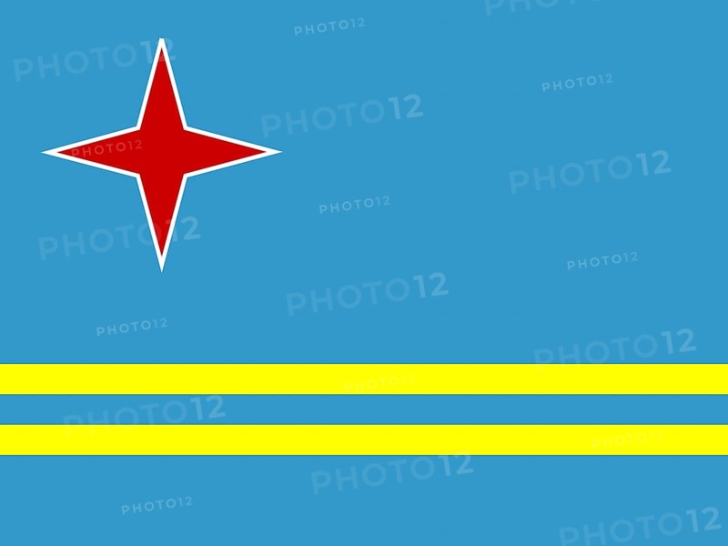 Official national flag of Aruba