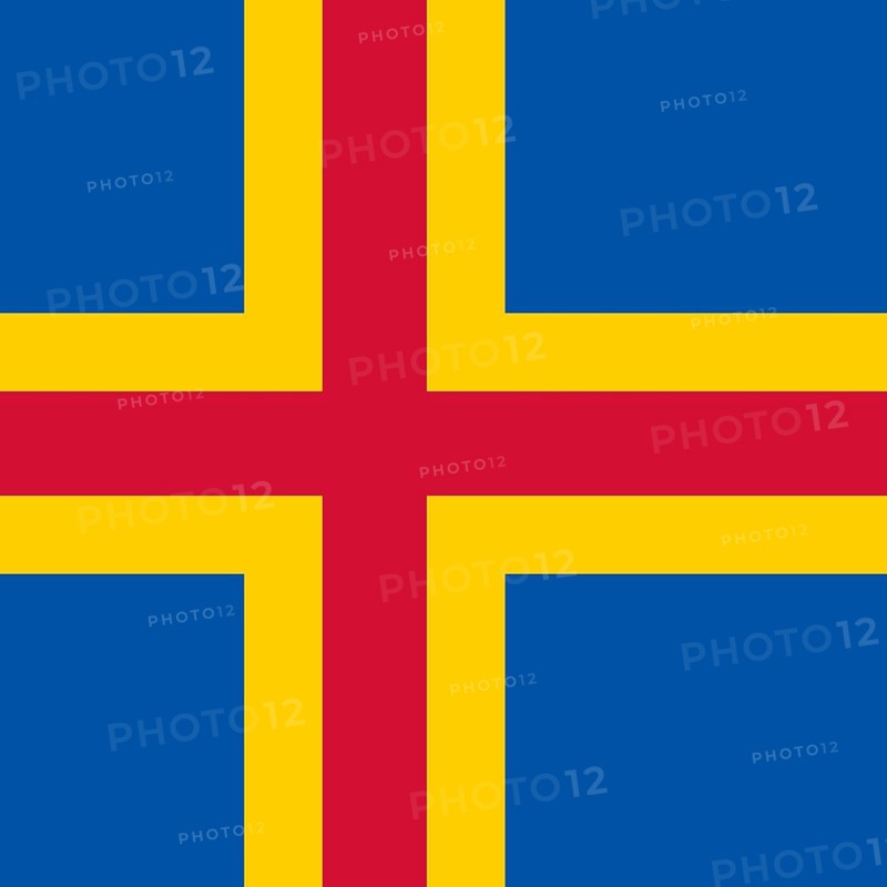 Official national flag of Aland Islands