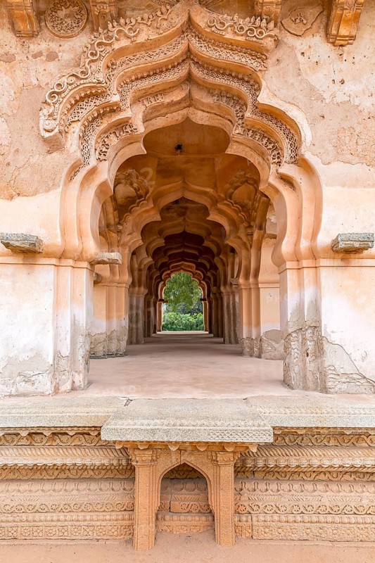 Passage on Lotus Mahal