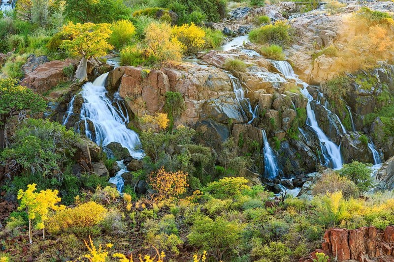 Epupa Falls at Sunrise
