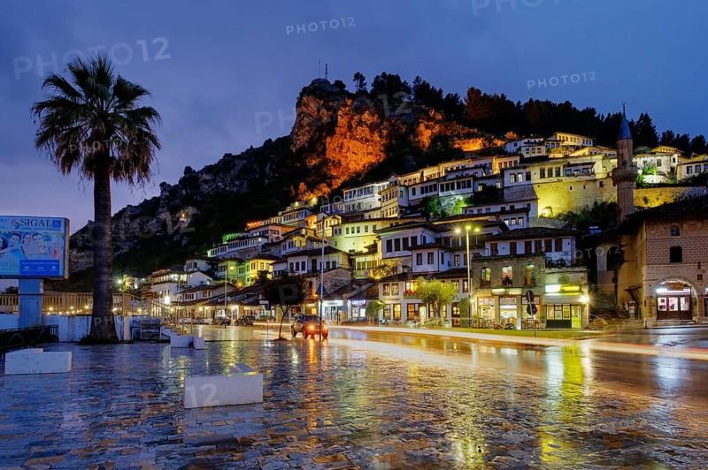 Ottoman houses and castle rocks