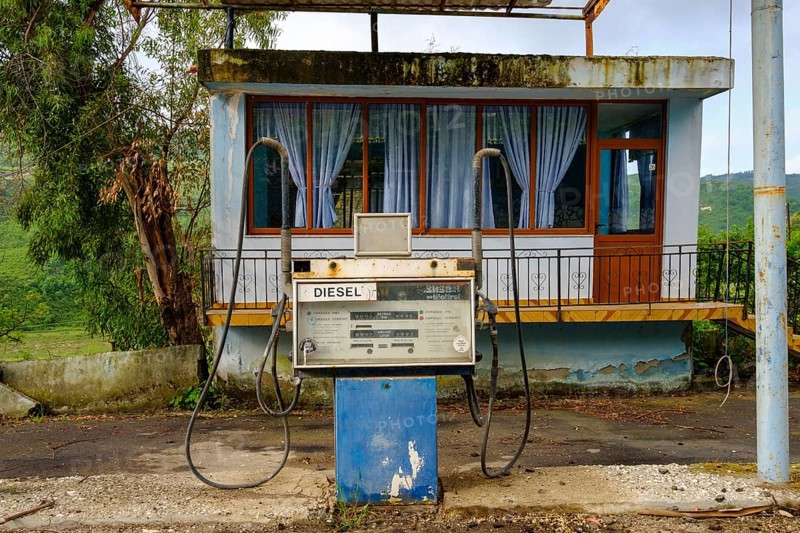 German Diesel petrol pump