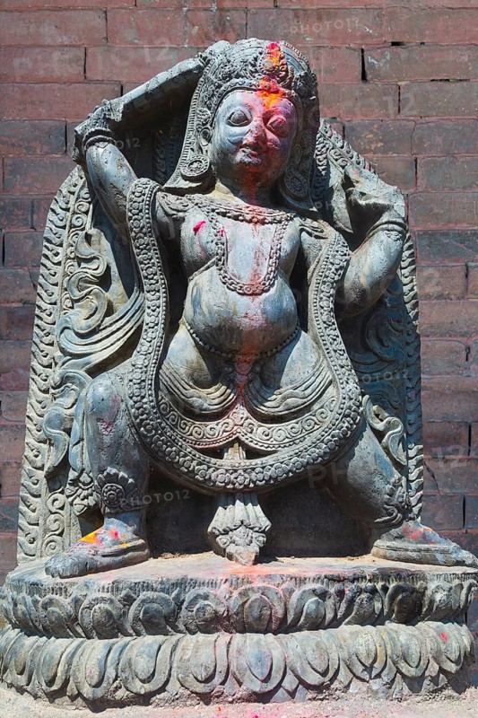 Temple deity statue