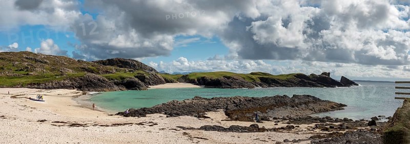 Sandy beach Clachtoll Beach