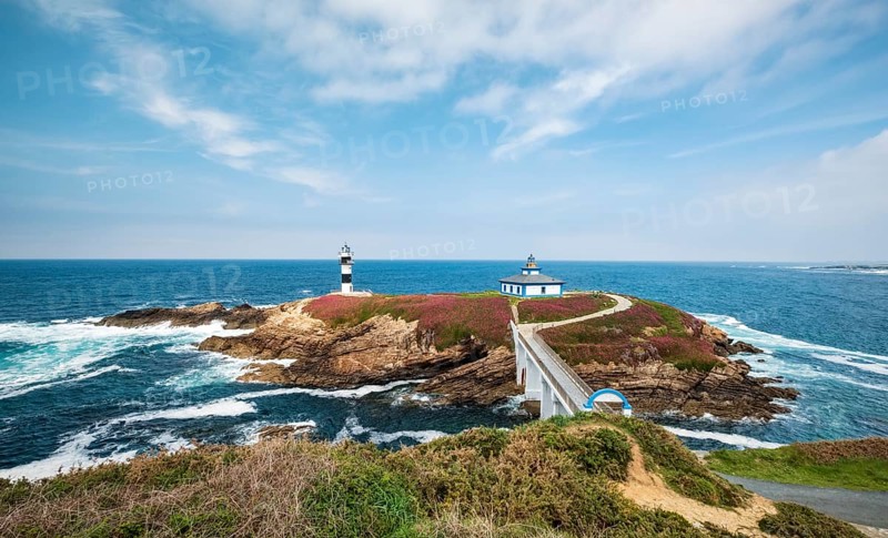 Illa Pancha Island with Lighthouse