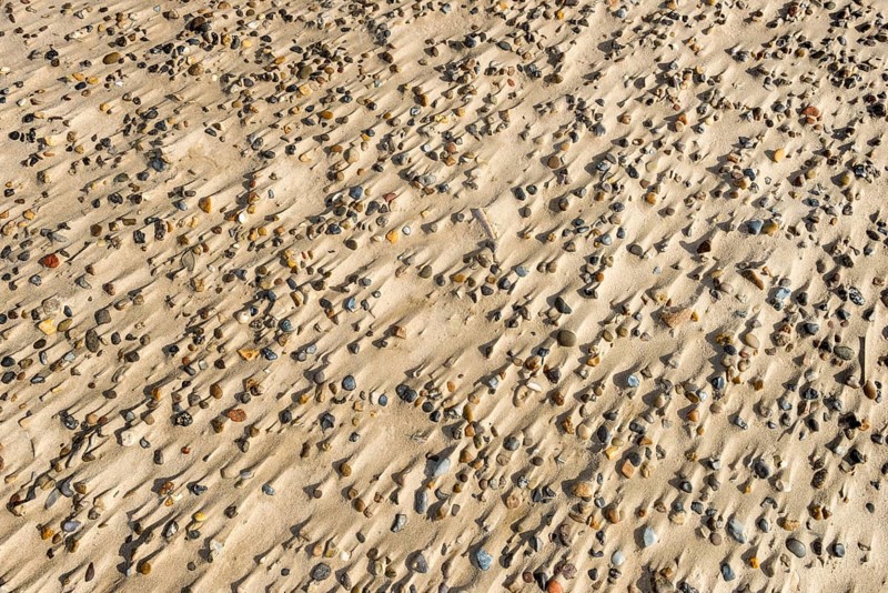 Small stones on the beach