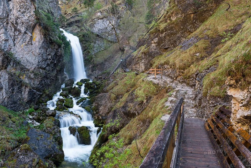 Waterfall in the Wasserlochklamm