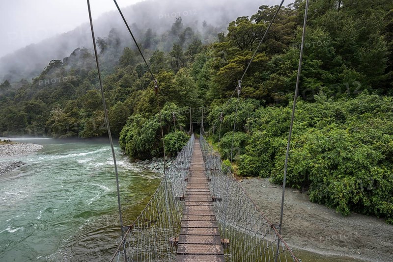 Hollyford Track Suspension Bridge