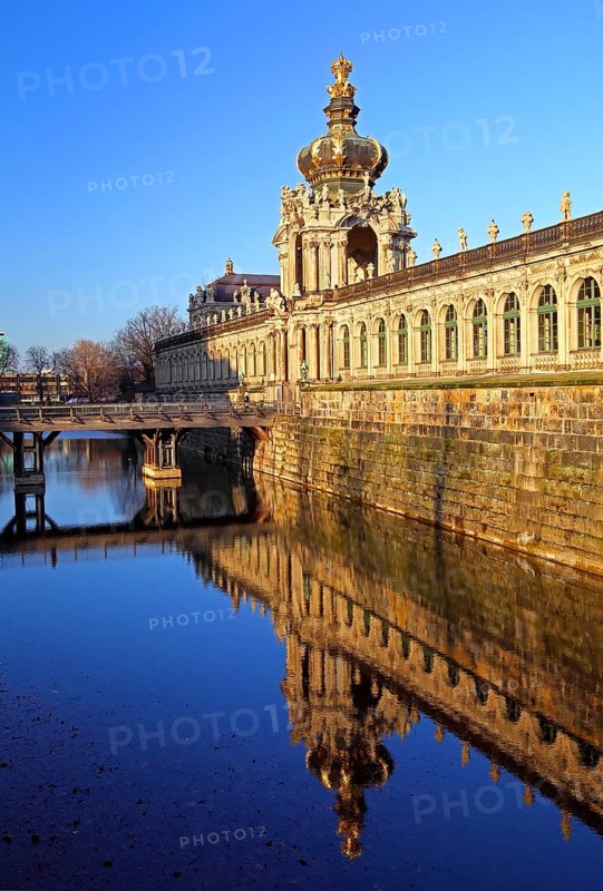 Zwinger Palace with Kronentor and Langgalerie