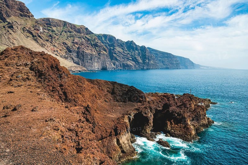 Rocky coast with turquoise sea