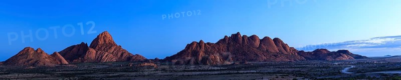 Panorama of Spitzkoppe and Pontok mountains