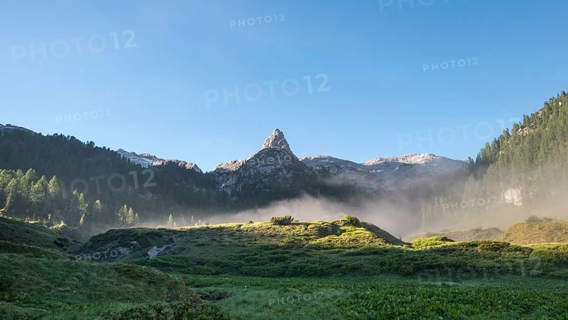 Schottmalhorn at morning mist