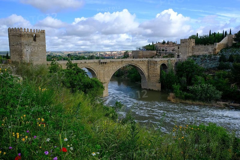Puente de San Martin Bridge over river Tajo