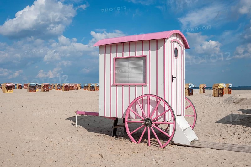 Historic bathing cart