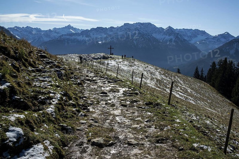 Hiking trail from Hirschalpe to Spieser