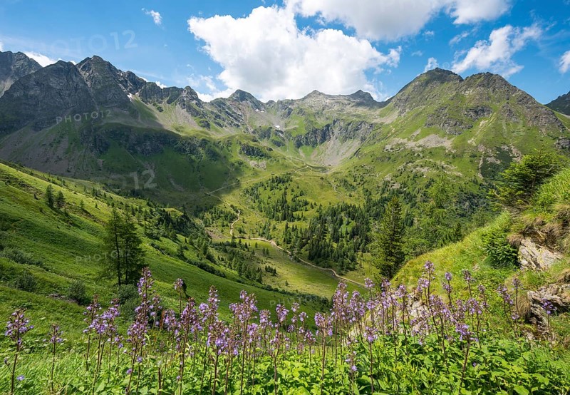 View of mountains Krukeck