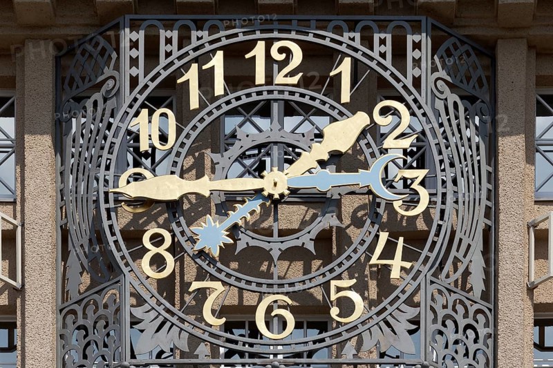 Clock on the facade