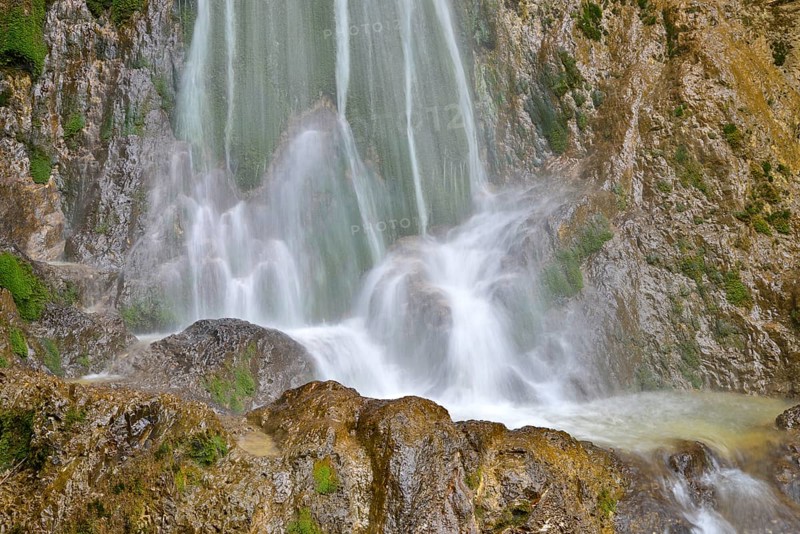 Waterfall at the entrance to Oberautal