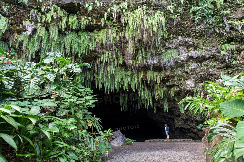 Woman standing in front of Maraa Grotto