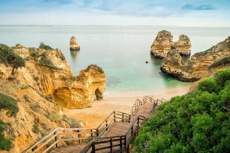 Camilo Beach with wooden walkway to beach