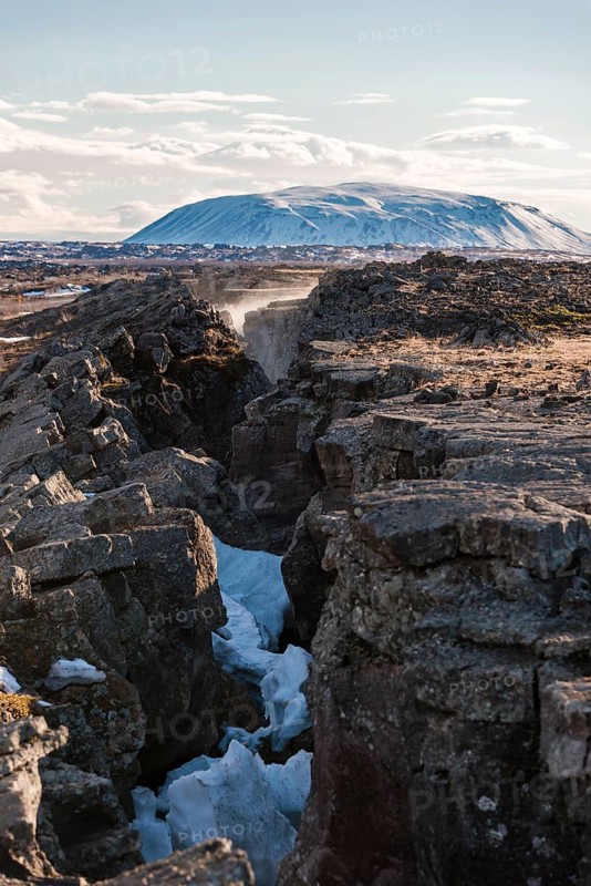 Continental rift between North American and Eurasian Plate