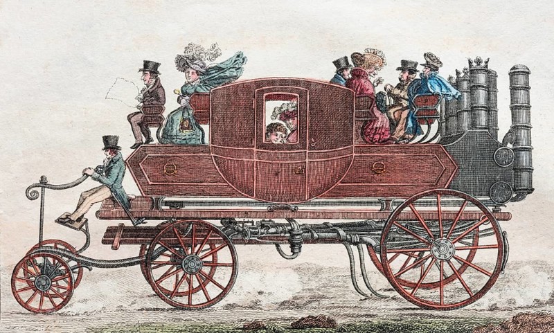 Gurney's steam coach