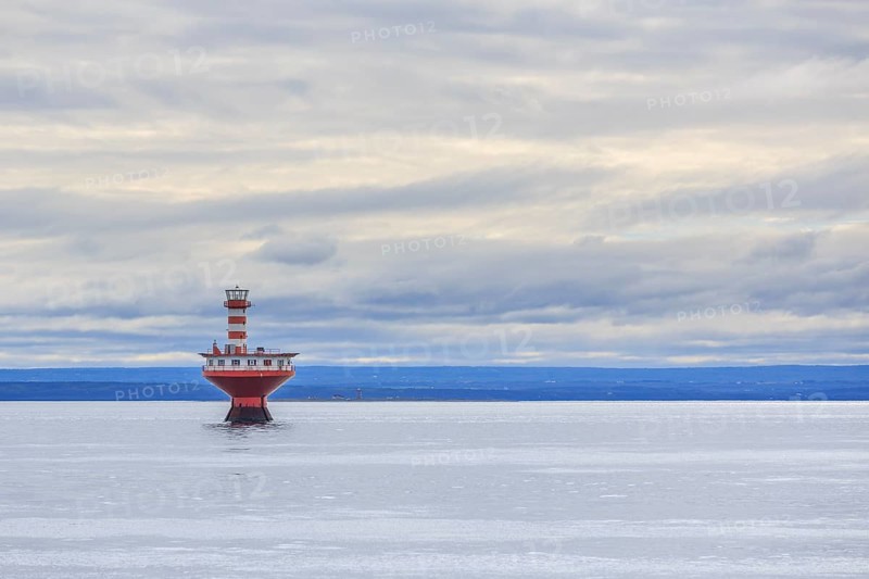 Lighthouse Phare du Haut-Fond Prince in Saint Lawrence River