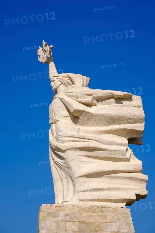 Monument to Mother Albania at the Martyrs' Cemetery