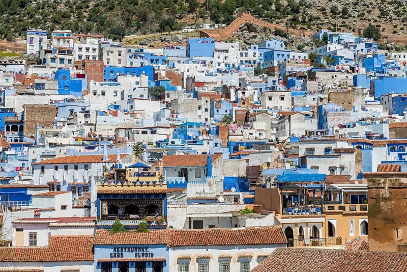 Blue houses