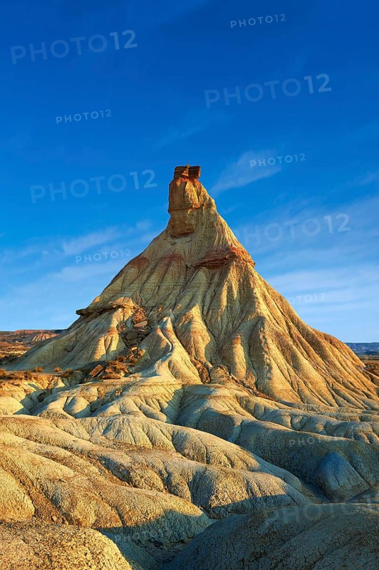 Castildeterra rock formation in the Bardena Blanca area