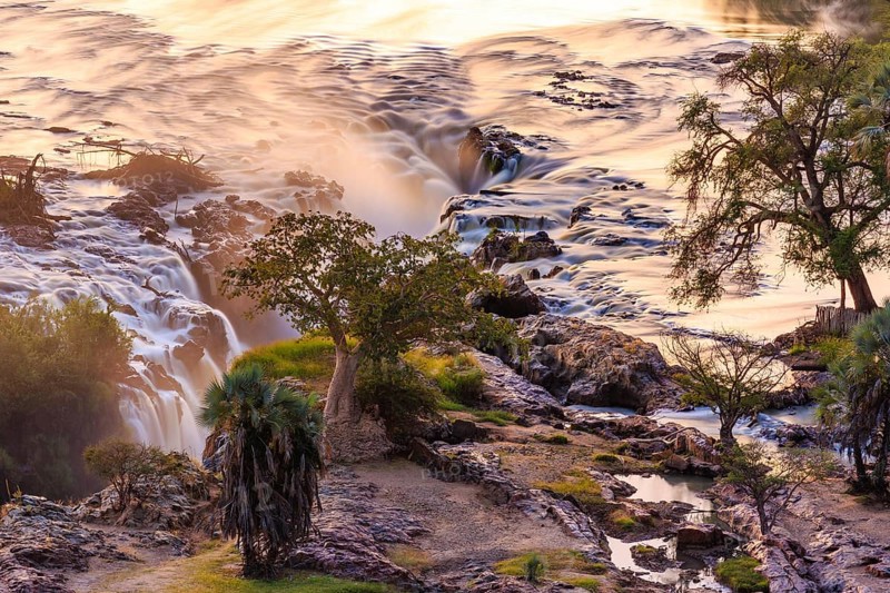 Epupa Falls at Sunrise