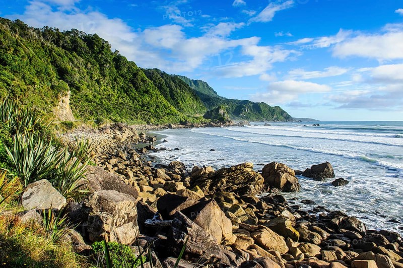 Untouched west coast between Greymouth and Westport
