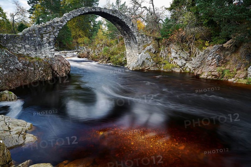 Historic Packhorse Bridge over the Dulnain