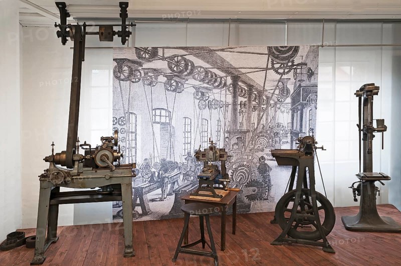 Old punching machines and milling machines