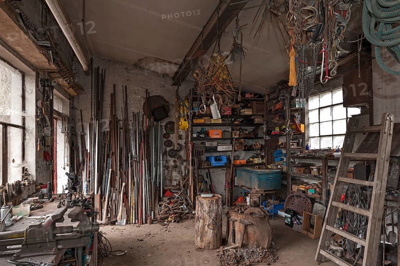 Workshop on a farm