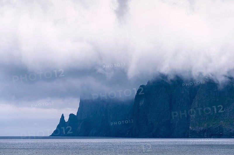 Steep coast near Vestmanna