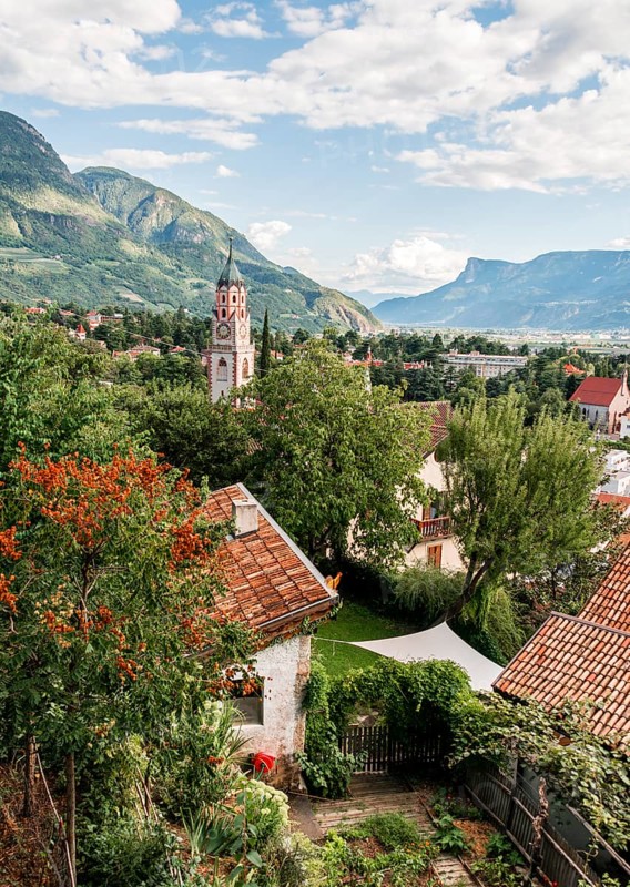 View over gardens