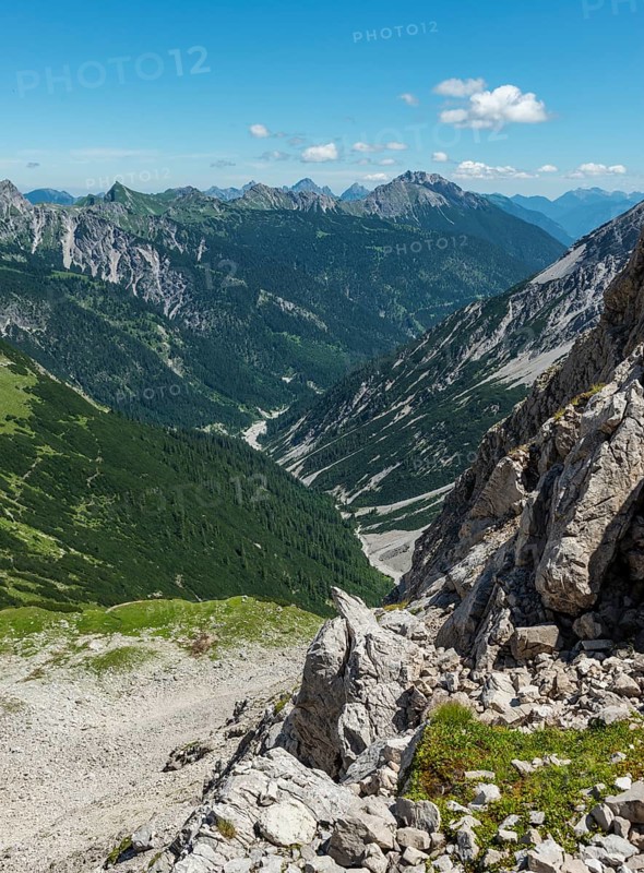 Hiking trail to the Hochvogel