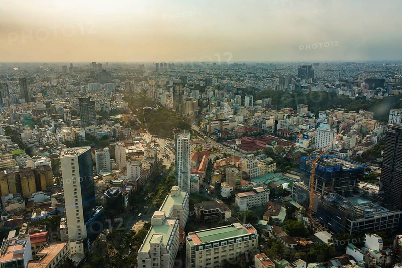 View of Ho Chi Minh City from the Bitexco Financial Tower