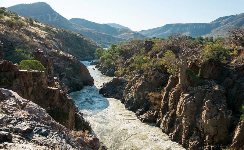 Kunene River at Epupa Falls