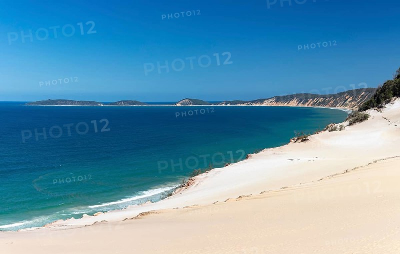 Sand dunes at Rainbow Beach