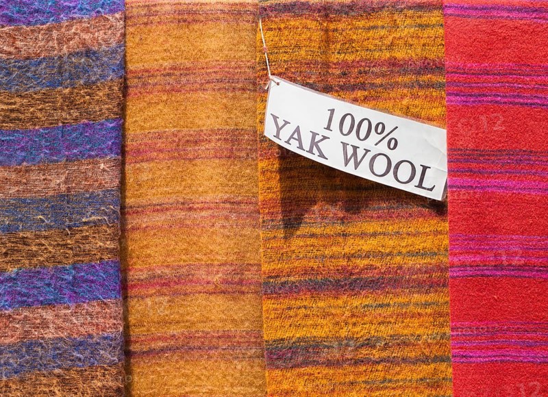 Yak wool shawls on sale
