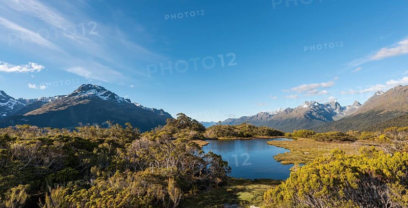 Mountain lake on the top of Key Summit